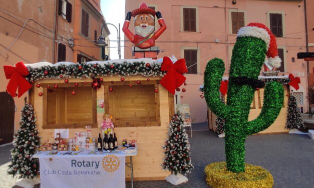 Il Rotary Club Costa Neroniana realizza il 24 dicembre a Nettuno il mercatino di Natale