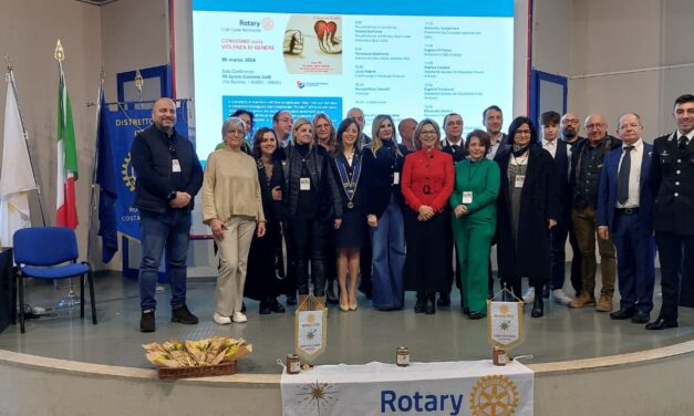 Il Rotary Club Costa Neroniana si impegna contro la violenza di genere