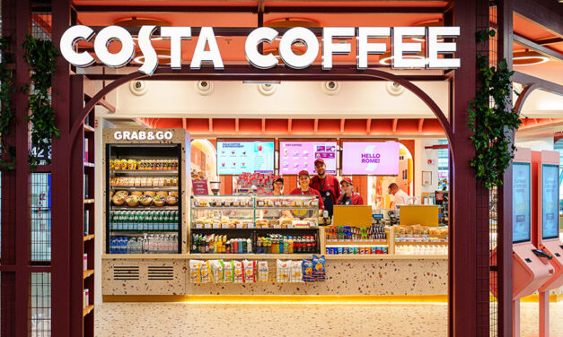 Costa Coffee atterra a Fiumicino: il primo passo tricolore per la catena britannica