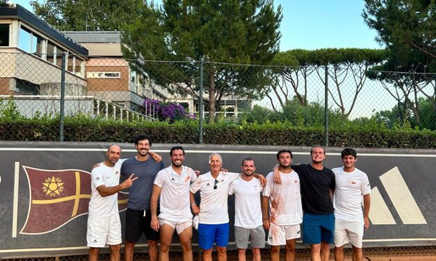 Il Circolo Canottieri Roma promosso per la prima volta nel campionato B1 di tennis