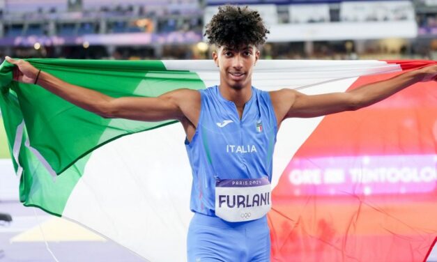 Mattia Furlani vince il bronzo alle Olimpiadi nel salto in lungo