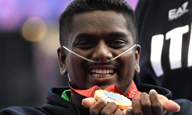 L’atleta romano Ganeshamoorthy è oro nel lancio del disco alle Paralimpiadi