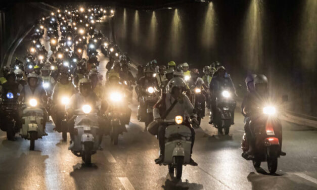 Roma diventa capitale della Vespa