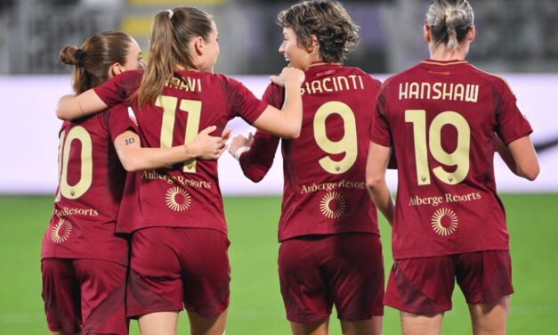 La Roma Femminile vince la Supercoppa di calcio