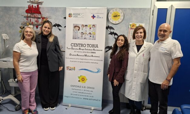 L’associazione Scopriamolautismo, insieme agli studenti dell’Università Campus Bio-Medico di Roma, dona al Centro TOBIA dell’ospedale Grassi una poltrona odontoiatrica